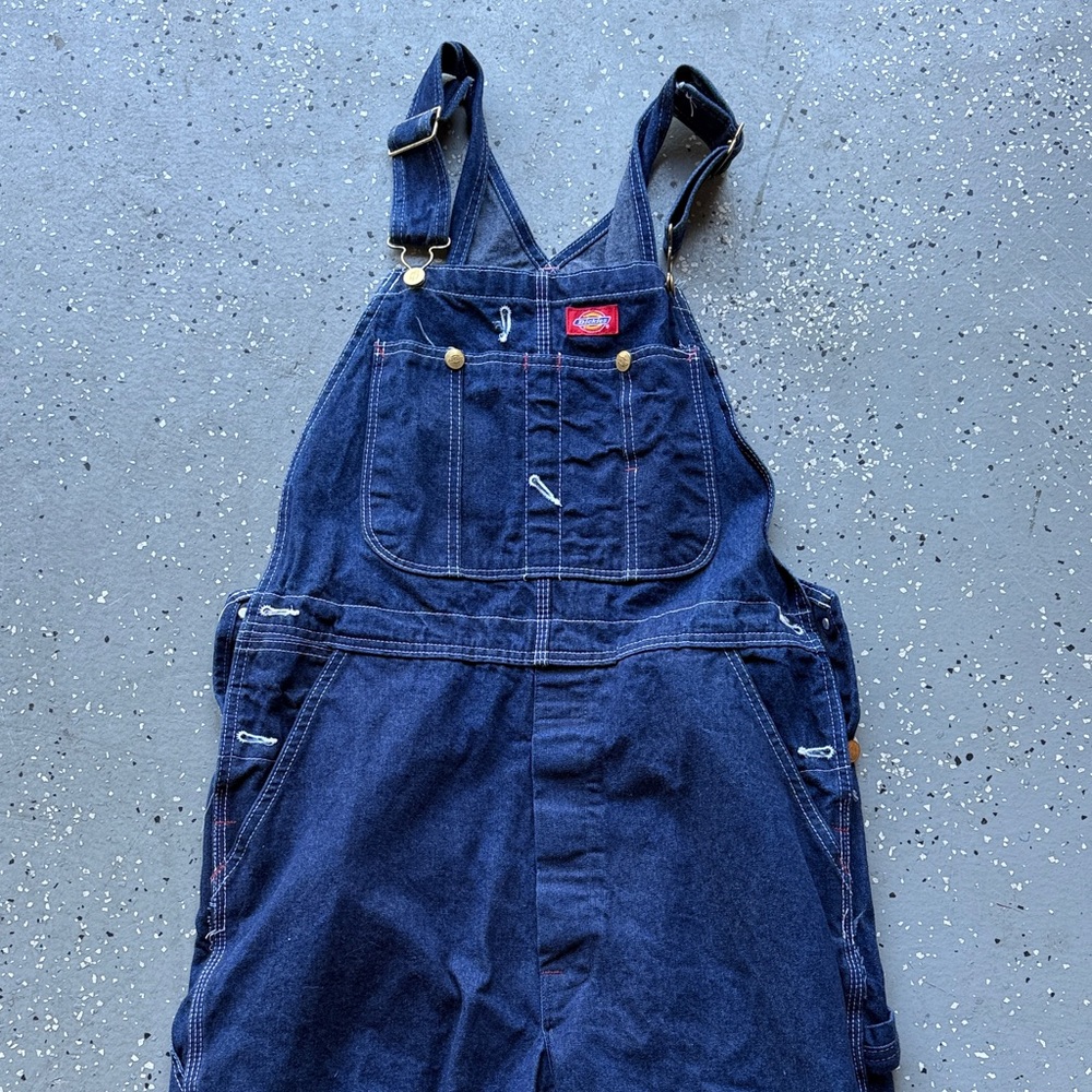 Dickies Blue Denim Overalls - Picture 3 of 4